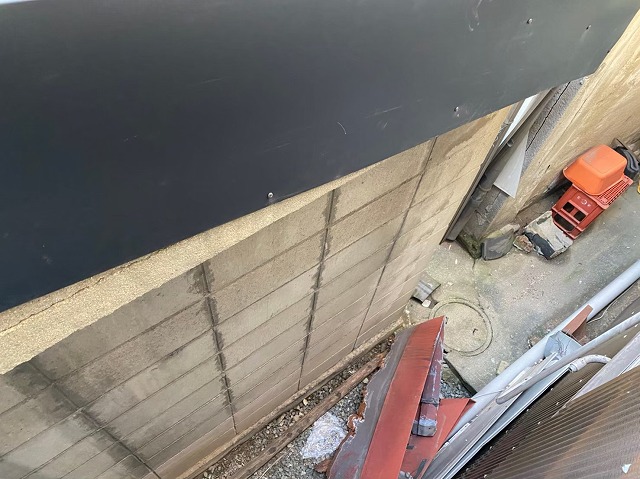 ケラバ板金設置